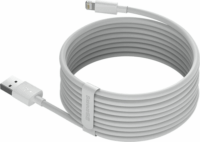 Baseus Simple Wisdom Data Cable Kit USB-A apa 2.0 - Lightning apa iPhone töltőkábel - Fehér (1.5m) (2db)