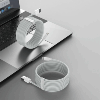 Baseus Simple Wisdom Data Cable Kit USB-A apa 2.0 - Lightning apa iPhone töltőkábel - Fehér (1.5m) (2db)