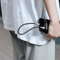 Baseus Cafule Series Metal Data Cable USB-A apa 2.0 - Lightning apa iPhone töltőkábel - Fekete (0.25m)