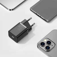 Baseus Super Si Quick Charger Hálózati USB-C töltő - Fekete (30W)