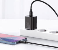 Baseus Super Si Quick Charger Hálózati USB-C töltő - Fekete (30W)