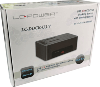 LC Power LC-DOCK-U3-V HDD/SSD Dokkoló (USB 3.0 - SATA)