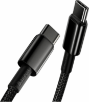 Baseus Tungsten Gold Fast Charging Data Cable USB-C apa - USB-C apa 2.0 Adat és töltőkábel - Fekete (1m)