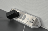 Brennenstuhl estilo 4 aljzatos elosztó - Fehér/Ezüst (2m)