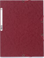 Exacompta A4 gumis mappa - Cseresznyepiros