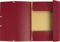 Exacompta A4 gumis mappa - Cseresznyepiros