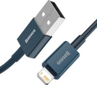 Baseus Superior Series Fast Charging Data Cable USB-A apa 2.0 - Lightning apa iPhone töltőkábel - Kék (1m)