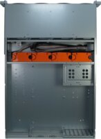 Inter-Tech 2U 2412 Fekvő rack szekrény 2U 481x680mm - Fekete