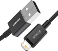 Baseus Superior Series Fast Charging Data Cable USB-A apa 2.0 - Lightning apa iPhone töltőkábel - Fekete (1m)