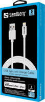 Sandberg 440-75 USB-A apa 2.0 - Lightning apa iPhone töltőkábel (1m)