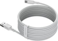 Baseus Simple Wisdom Data Cable Kit USB-A apa - USB-C apa 2.0 Adat és töltőkábel - Fehér (1.5m) (2db)