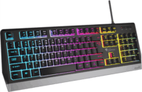 Natec Genesis Rhod 300 RGB USB Gaming Billentyűzet - Angol (US)