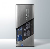 Axagon EEM2-SG2 USB-C 3.2 Külső M.2 NVMe SSD ház - Ezüst