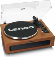 Lenco LS-430 Lemezlejátszó beépített hangszóróval - Barna