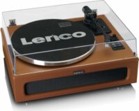 Lenco LS-430 Lemezlejátszó beépített hangszóróval - Barna