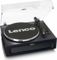 Lenco LS-430 Lemezlejátszó beépített hangszóróval - Fekete