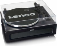 Lenco LS-430 Lemezlejátszó beépített hangszóróval - Fekete