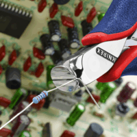 Knipex 64 32 120 120 mm Elektronikai homlokcsípőfogók