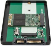 Digitus DA-71118 2,5" SATA Belső M.2 SSD ház - Fekete