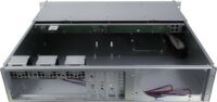 Inter-Tech 2U 2404S Fali rack szekrény 2U 482x438mm - Fekete