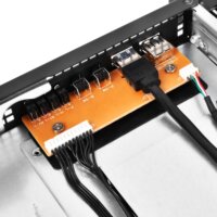 SilverStone RM21-308 2U Szerverház - Fekete