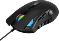 Noxo Nightmare USB RGB Gaming Egér - Fekete