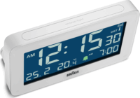 Braun BC10 DCF-W Rádióvezérelt ébresztőóra - Fehér