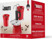 Bialetti Mini Express Kotyogós Kávéfőző - Piros