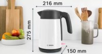 Bosch TWK7L461 1,7L Vízforraló - Fehér
