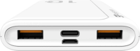 Silicon Power QP15 Powerbank 10000mAh 18W (1.5-3A / 5-12V) - Fehér