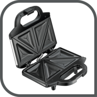 Tefal SM155212 Ultracompact Szendvicssütő - Fekete/Inox