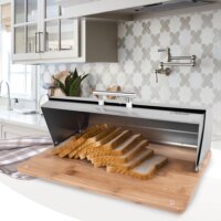 Maestro MR-1672S Kenyértartó vágódeszkával - Ezüst