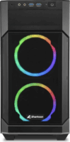 Sharkoon V1000 RGB Számítógépház - Fekete