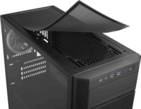 Sharkoon V1000 RGB Számítógépház - Fekete