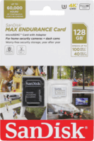 Sandisk 128GB Max Endurance microSDXC UHS-I CL10 Memóriakártya + Adapter