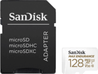 Sandisk 128GB Max Endurance microSDXC UHS-I CL10 Memóriakártya + Adapter