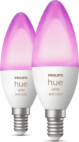 Philips Hue WCA LED Fényforrás 4W 470lm 6500K E14 - Állítható színű (2db)