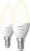 Philips Hue W LED Fényforrás 5W 470lm 2700K E14 - Meleg fehér