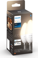 Philips Hue W LED Fényforrás 5W 470lm 2700K E14 - Meleg fehér