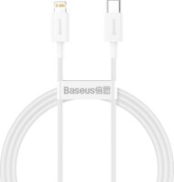 Baseus Superior Series Fast Charging Data Cable USB-C apa 2.0 - Lightning apa Adat és töltőkábel - Fehér (1m)