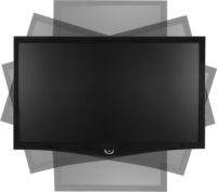 Arctic Cooling W1A 13"-49" LCD TV/Monitor fali tartó - Fekete