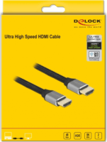 Delock HDMI - HDMI kábel 2m - Fekete