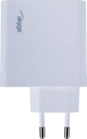 Akyga AK-CH-15 Hálózati USB-C + USB-A töltő - Fehér (65W)