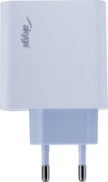 Akyga AK-CH-14 Hálózati USB-C + USB-A töltő - Fehér (45W)