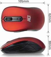ACT AC5135 Wireless Egér - Piros