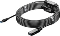 Club3D CAC-1406 USB-A apa - USB-A anya 3.2 Aktív jelismétlőkábel - Fekete (15m)