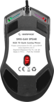 Rampage SMX-G68 Spear USB Gaming Egér - Fekete