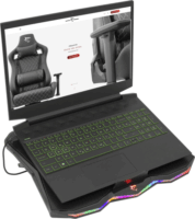 White Shark GCP-03 Glacier 17.3" laptop hűtőpad - Fekete