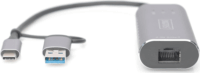 Digitus DN-3028 USB-C apa - RJ45 anya adapter