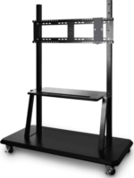 ViewSonic VB-STND-001-2C 55"-98" LCD TV/Monitor gördülő állvány - Fekete (1 kijelző)